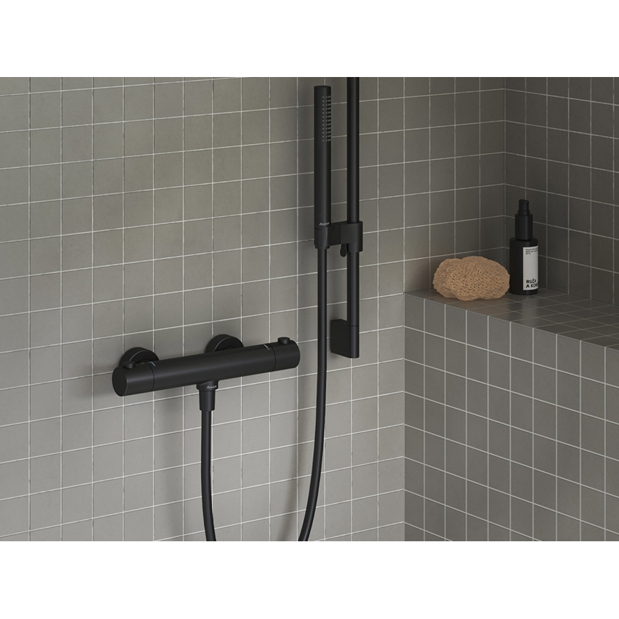 Ravak X07P568 - Flexible de douche en plastique 150 cm noir