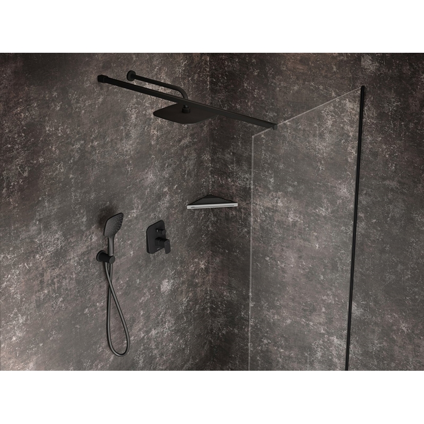 Ravak X07P569 - Doccetta con pulsante nera