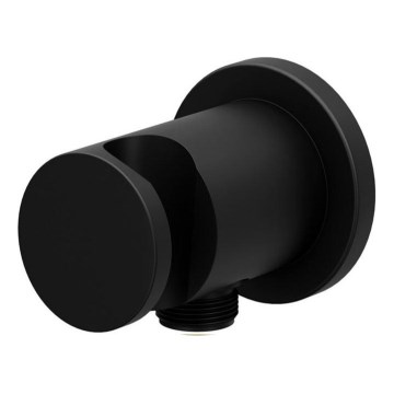 Ravak X07P572 - Support de douche avec sortie 7,8x6 cm noir