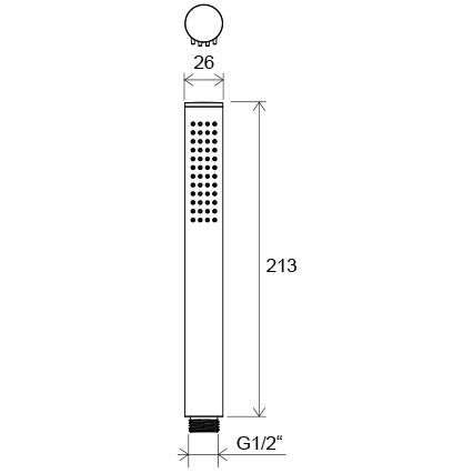 Ravak X07P573 - Doccetta AIR nera