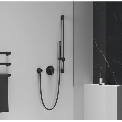 Ravak X07P670 - Doccetta a mano nero opaco