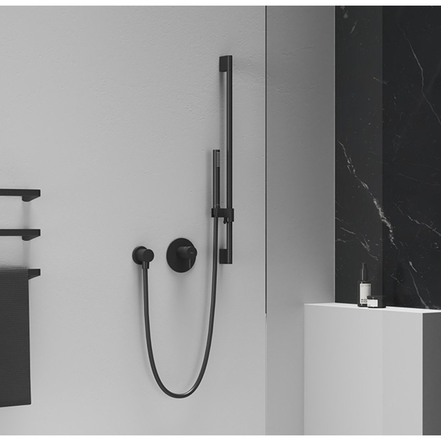 Ravak X07P670 - Doccetta a mano nero opaco