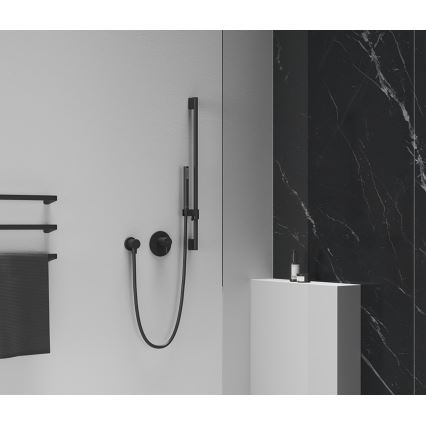 Ravak X07P679 - Asta doccia 70 cm nera