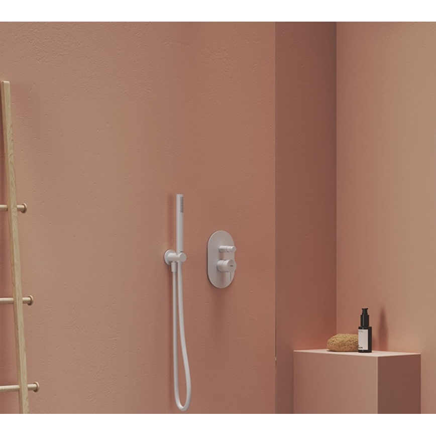 Ravak X07P682 - Pommeau de douche à main blanc mat