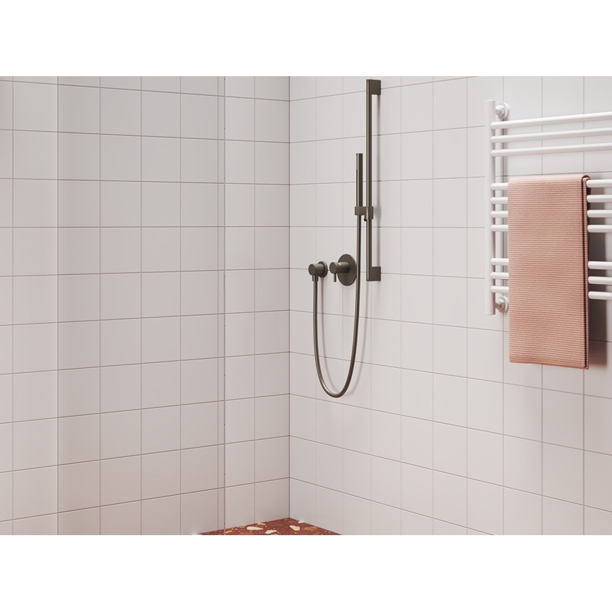 Ravak X07P694 - Doccetta a mano in grafite spazzolato