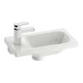 Ravak XJGL1100000 - Hängewaschbecken CHROME 40x22 cm Gussmarmor/weiß