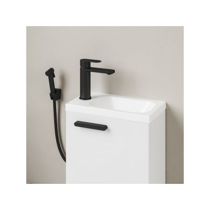 Ravak XJGL1100000 - Lavabo mural CHROME 40x22 cm marbre coulé/blanc