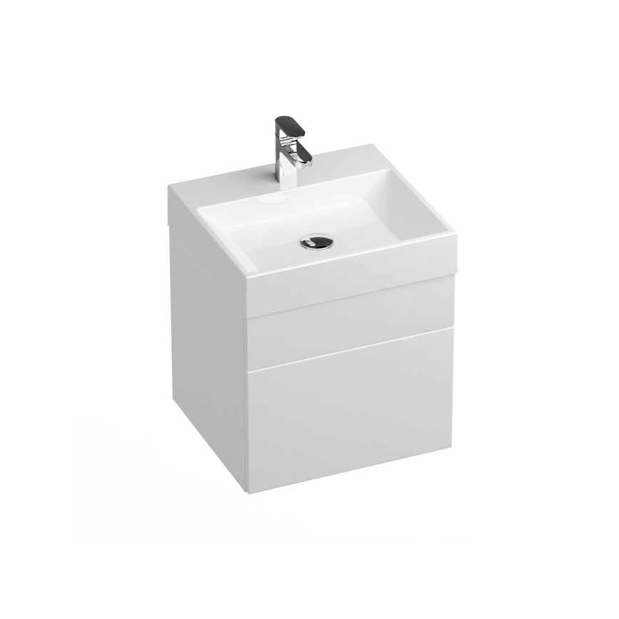 Ravak XJO01250000 - Wandwaschbecken NATURAL 50x45 cm Gussmarmor/weiß