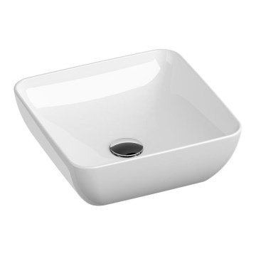 Ravak XJX01138001 - Lavabo da appoggio UNI SLIM 38x38 cm ceramica/bianco