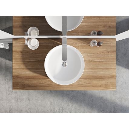 Ravak XJX01140002 - Lavabo da appoggio UNI SLIM 40 cm ceramica/bianco