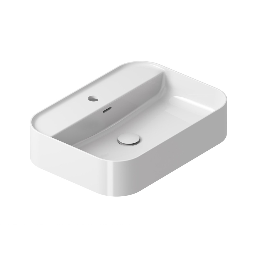 Ravak XJX01155005 - Vasque à poser CERAMIC SLIM 55 x 40 cm céramique/blanc