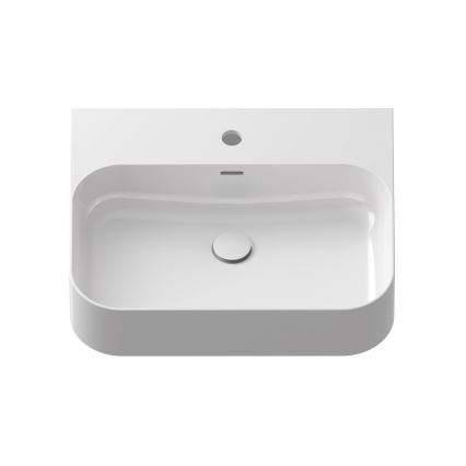 Ravak XJX01155006 - Aufsatzwaschbecken CERAMIC SLIM 55x45 cm Keramik/weiß