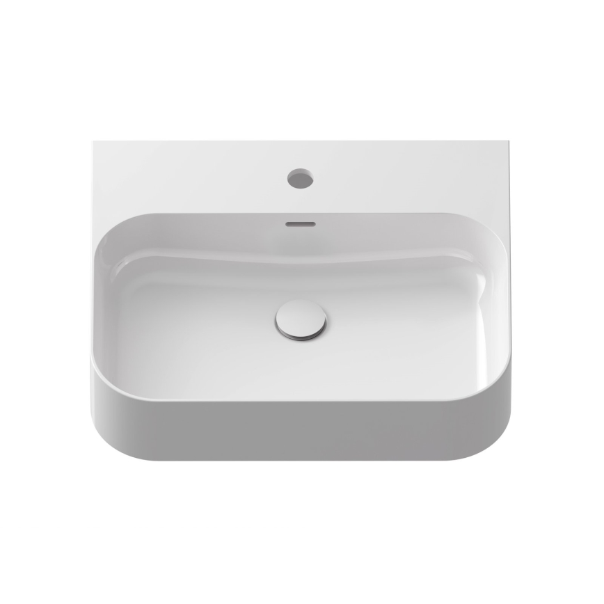 Ravak XJX01155006 - Aufsatzwaschbecken CERAMIC SLIM 55x45 cm Keramik/weiß