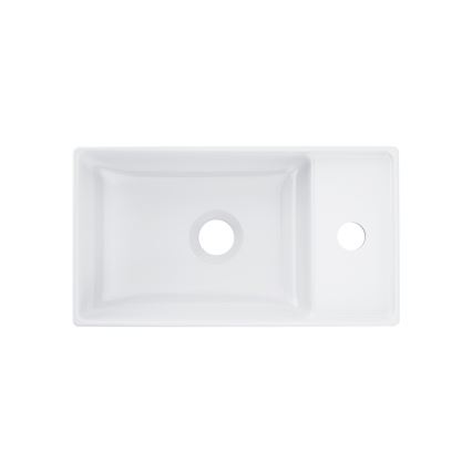 Ravak XJX01240000 - Lavabo à poser VEDA SLIM 40x22 cm céramique/blanc