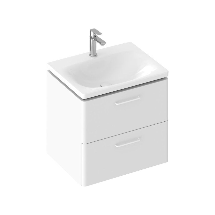 Ravak XJX01250000 - Lavabo da incasso BALANCE 50x46,5 cm ceramica/bianco