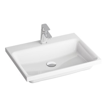 Ravak XJX01260001 - Lavabo à encastrer COMFORT 60 x 46 cm céramique/blanc