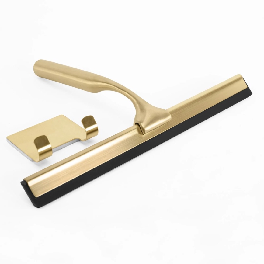 REA-72069 - Glasabzieher mit Halter, gebürstetes Gold