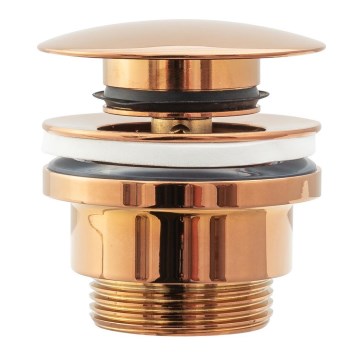 REA-A533A - Piletta per lavabo CLICK-CLACK Ø 6,4 cm oro rosa