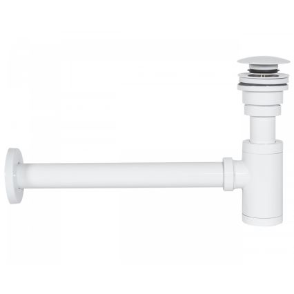 REA-A6952 - Sifone per lavabo con scarico CLICK-CLACK Ø 6,4 cm bianco