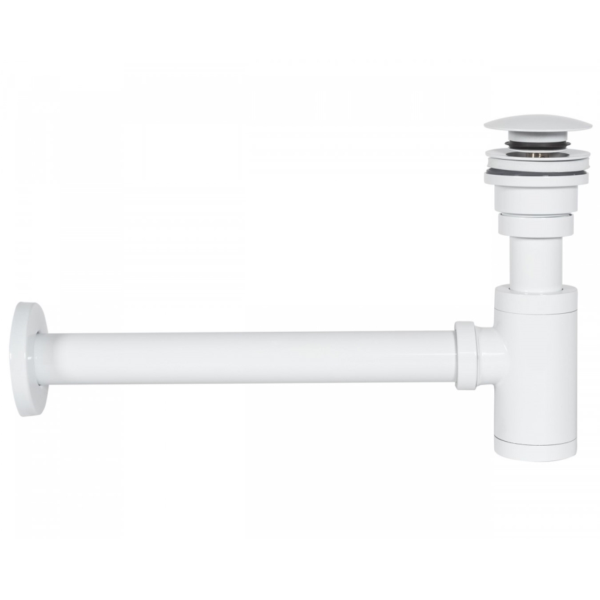 REA-A6952 - Sifone per lavabo con scarico CLICK-CLACK Ø 6,4 cm bianco