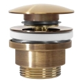 REA-A8110 - Click-Clack-Waschbeckenablauf, Ø 6,4 cm, goldfarben