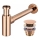 REA-A8541 - Sifone per lavabo con scarico CLICK-CLACK, diam. 6,4 cm, oro rosa