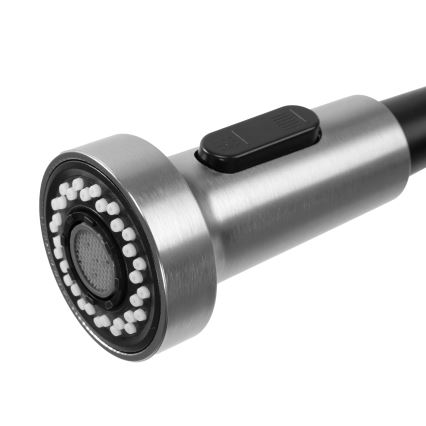 REA-B0417 - Mitigeur d'évier COLIN 42,5 cm avec douchette extractible nickel