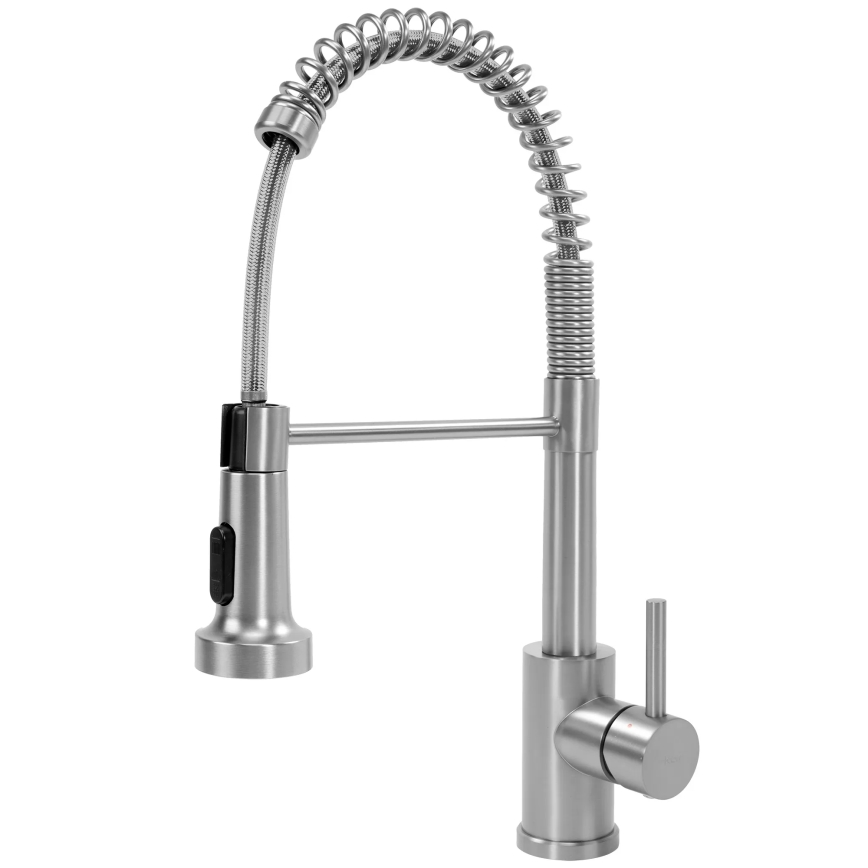 REA-B0417 - Spültischarmatur mit ausziehbarem Brausekopf COLIN 42,5 cm Nickel