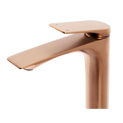 REA-B0493 - Mitigeur de lavabo AVALON 30 cm, finition cuivre brossé