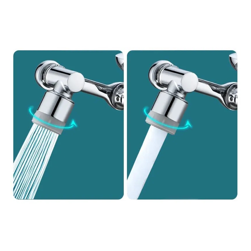 REA-B0660 - Drehbarer Aufsatz für Waschbeckenarmatur, hochglanzverchromt