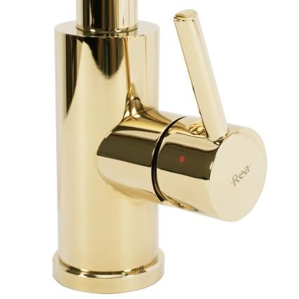 REA-B0669 - Mitigeur d'évier à douchette extractible FRESH 39,5 cm doré