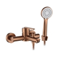 REA-B0973 - Set per vasca con miscelatore ONTARIO, finitura in rame spazzolato