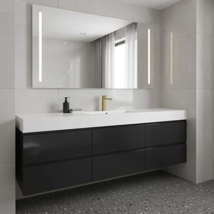 REA-B0976 - Mitigeur de lavabo ARLO 17 cm, doré brossé