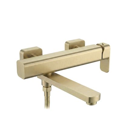 REA-B0979 - Wannenarmatur-Set ARLO, gebürstetes Gold