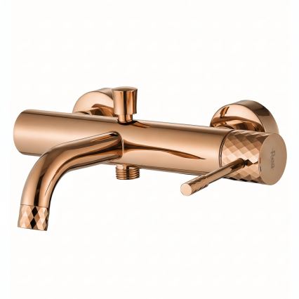 REA-B0980 - Bad-Set LUNGO DIAMOND gebürstetes Kupfer