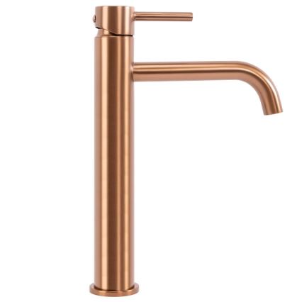 REA-B1114 - Waschtischarmatur LUNGO 28 cm, gebürstetes Kupfer