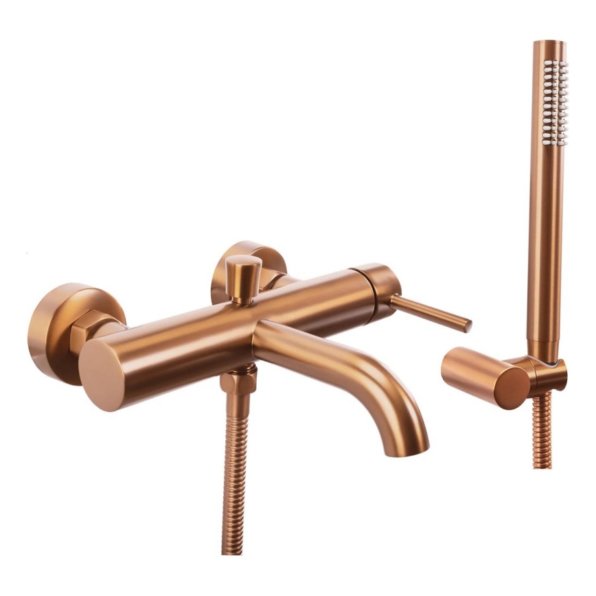 REA-B1115 - Wannen-Set LUNGO gebürstetes Kupfer