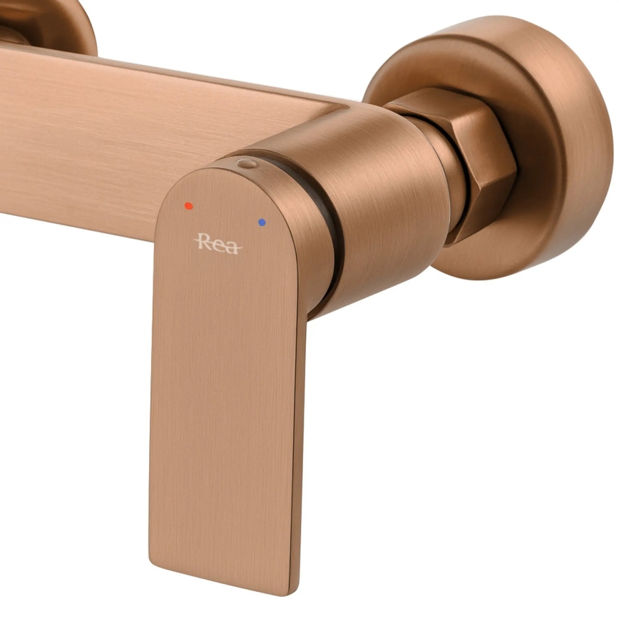 REA-B3003 - Ensemble pour baignoire STORM, finition cuivre brossé