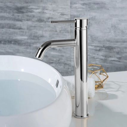 REA-B4104 - Mitigeur pour lavabo LUNGO 28 cm chromé brillant