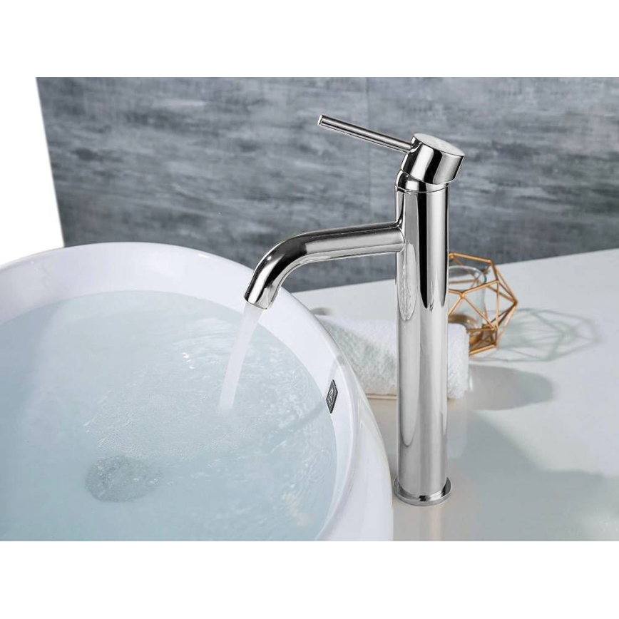 REA-B4104 - Mitigeur pour lavabo LUNGO 28 cm chromé brillant