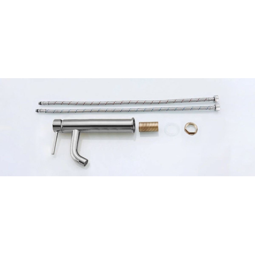 REA-B4104 - Mitigeur pour lavabo LUNGO 28 cm chromé brillant