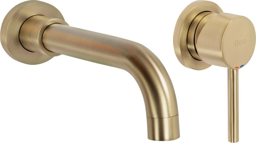 REA-B4109 - LUNGO Waschtischarmatur für Unterputzmontage, gebürstetes Gold