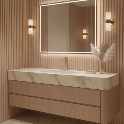 REA-B4588 - Miscelatore per lavabo ARLO 30 cm nichel