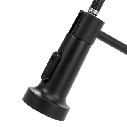 REA-B4820 - Küchenarmatur COLIN mit ausziehbarer Brause, 42,5 cm, schwarz
