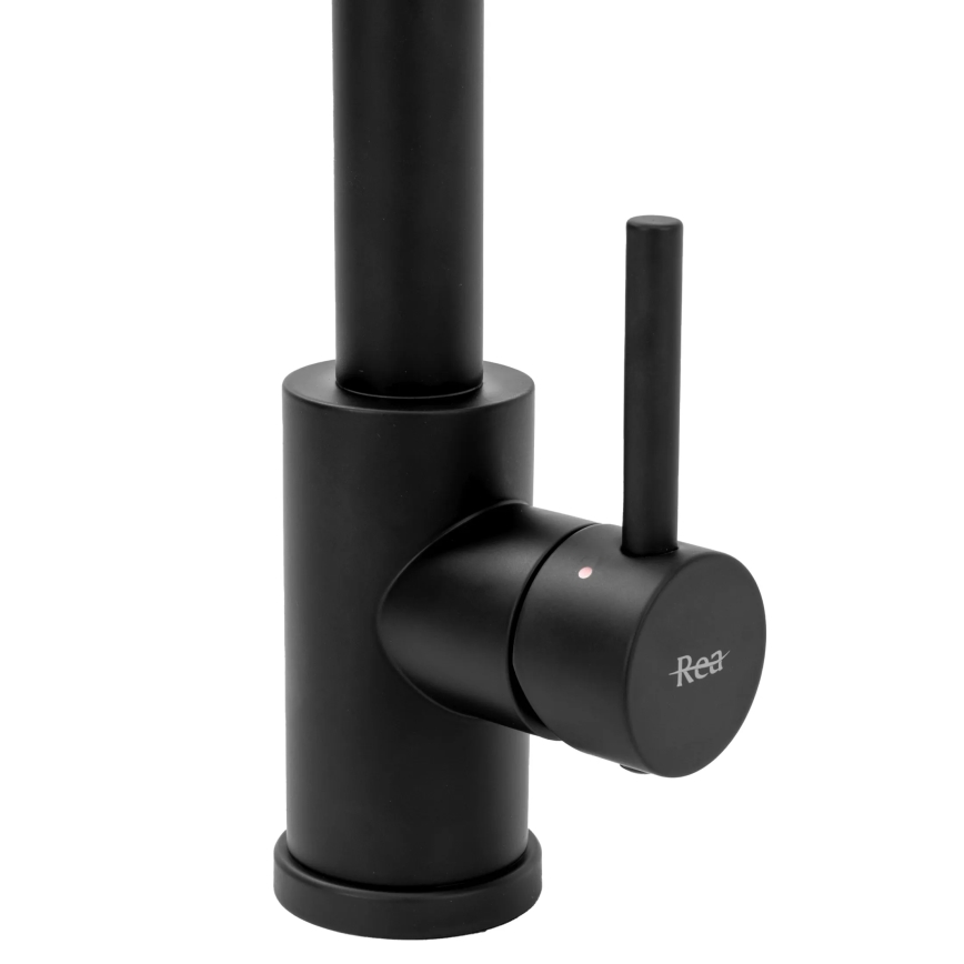 REA-B4820 - Mitigeur d'évier avec douchette extractible COLIN 42,5 cm noir