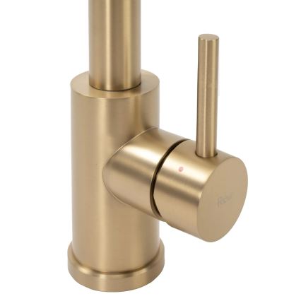 REA-B4821 - Miscelatore per lavello con doccetta estraibile COLIN 42,5 cm, finitura oro spazzolato