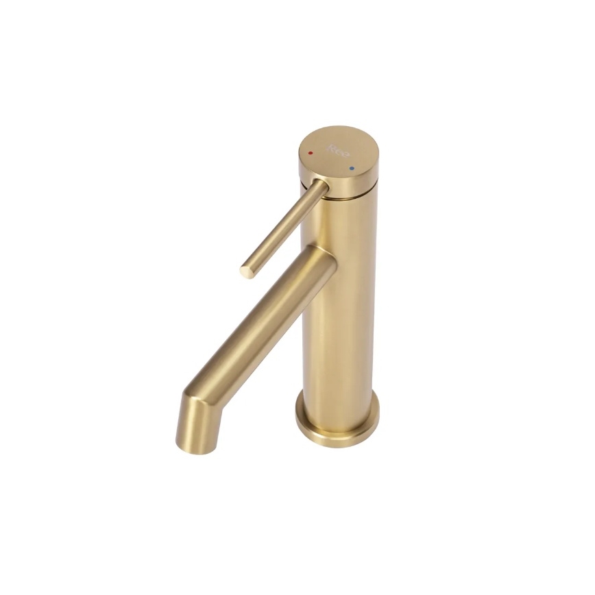 REA-B5316 - Mitigeur de lavabo FOSS 20,5 cm doré brossé