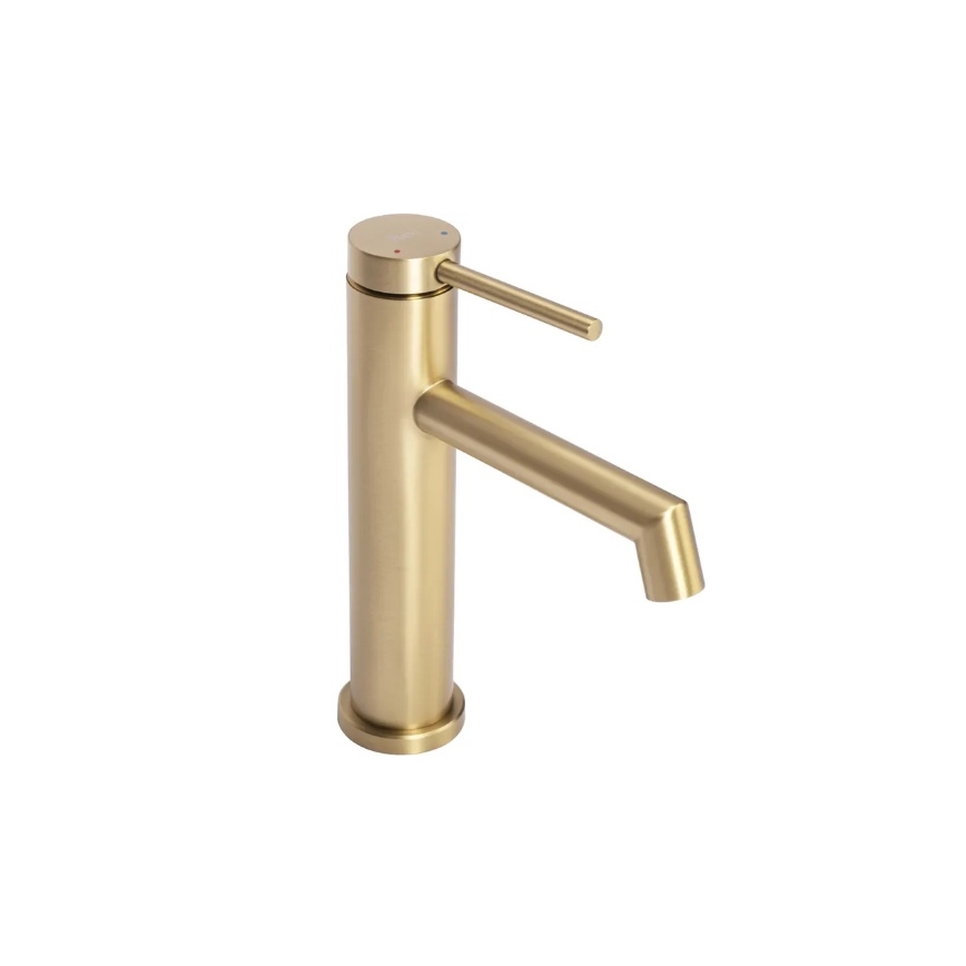 REA-B5316 - Mitigeur de lavabo FOSS 20,5 cm doré brossé