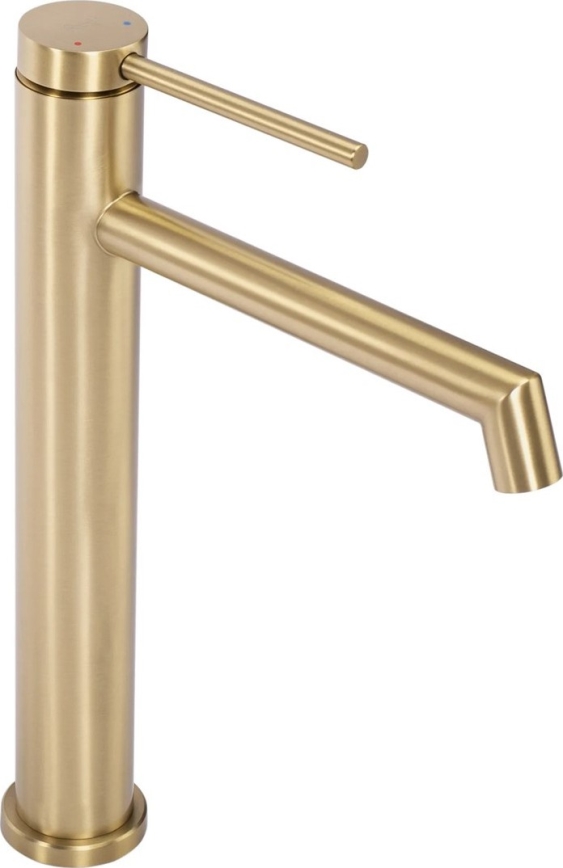 REA-B5319 - Miscelatore per lavabo FOSS 29,5 cm oro spazzolato