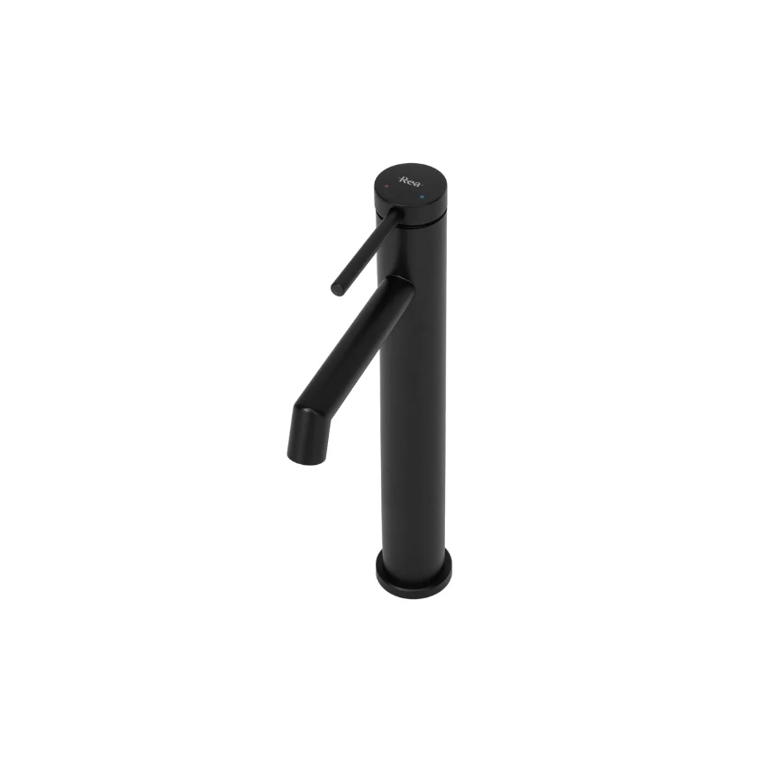 REA-B5320 - Miscelatore per lavabo FOSS 29,5 cm nero opaco